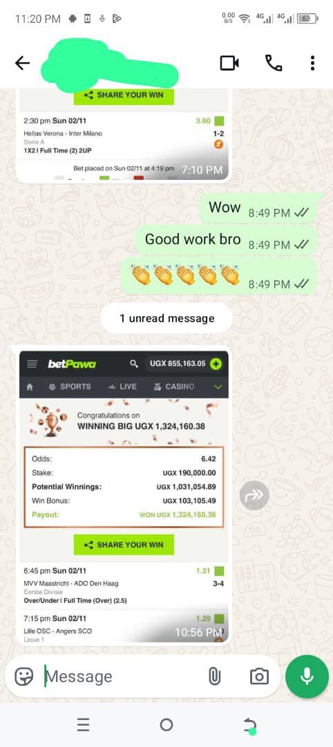 Sunday ✅✅✅✅✅

join vvip at 100k per month or 300k full year. 

WHATSAPP OR CALL 0763898959