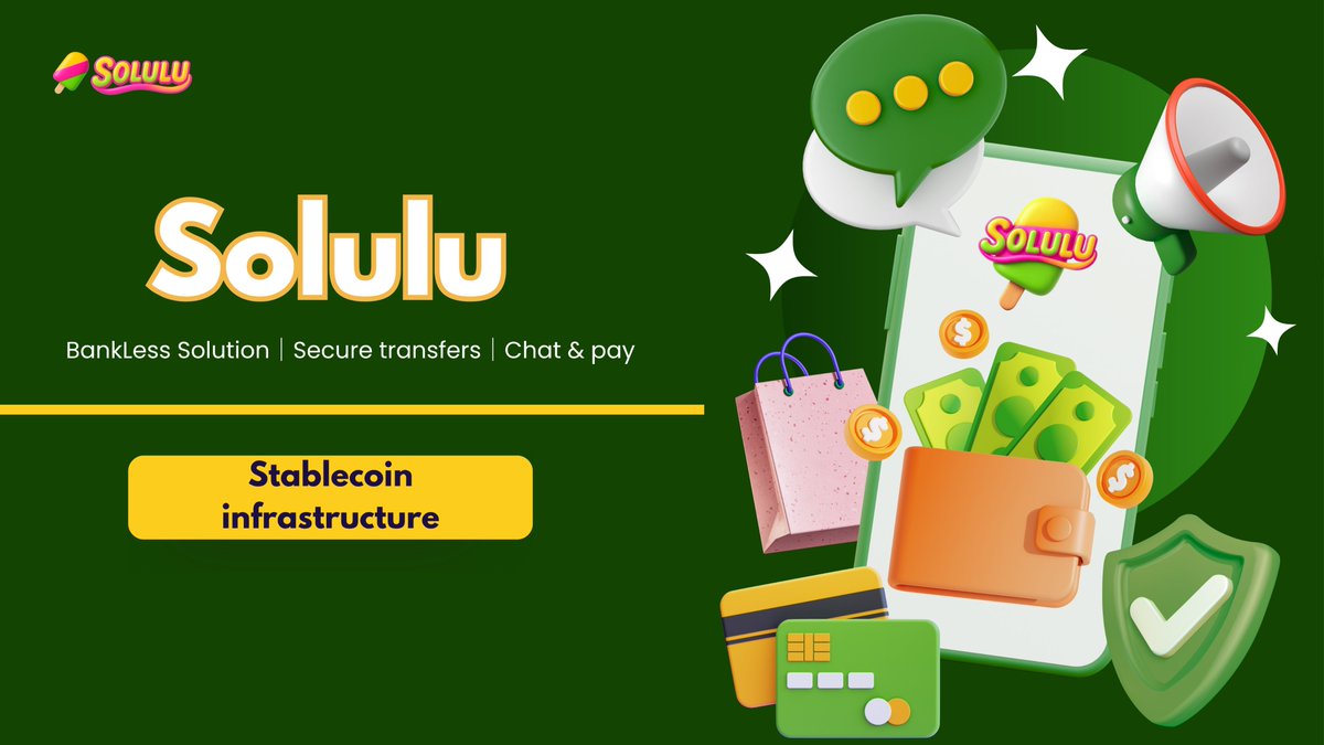 💼 Secure transfers.
💳 Smart spending.
💬 Chat &amp; Pay.
Welcome to the future of financial simplicity.

#Solulu🍭