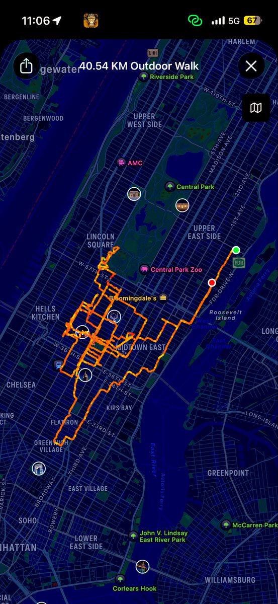Painful but nice grind today! Sucks Apple Watch died before I could finish my walk