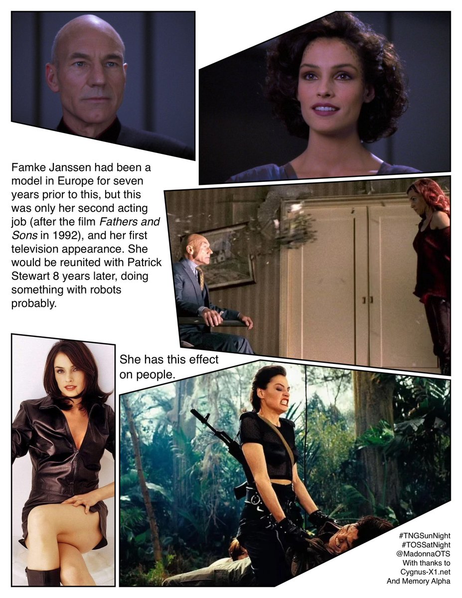 Notable guests, pt 2:
#TNGSunNight
#TOSSatNight
#StarTrekTNG
#StarTrek