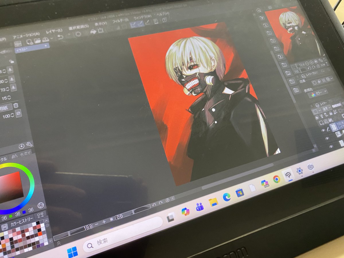 toyo_u_manken's tweet image. ライブペイントの様子です！！