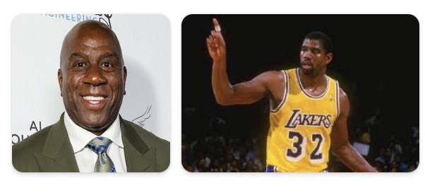 チャンピオン　マジックジョンソン Magic Johnson(マジックジョンソン)×MVP SPORTS 8 26cm 黒 90s❼