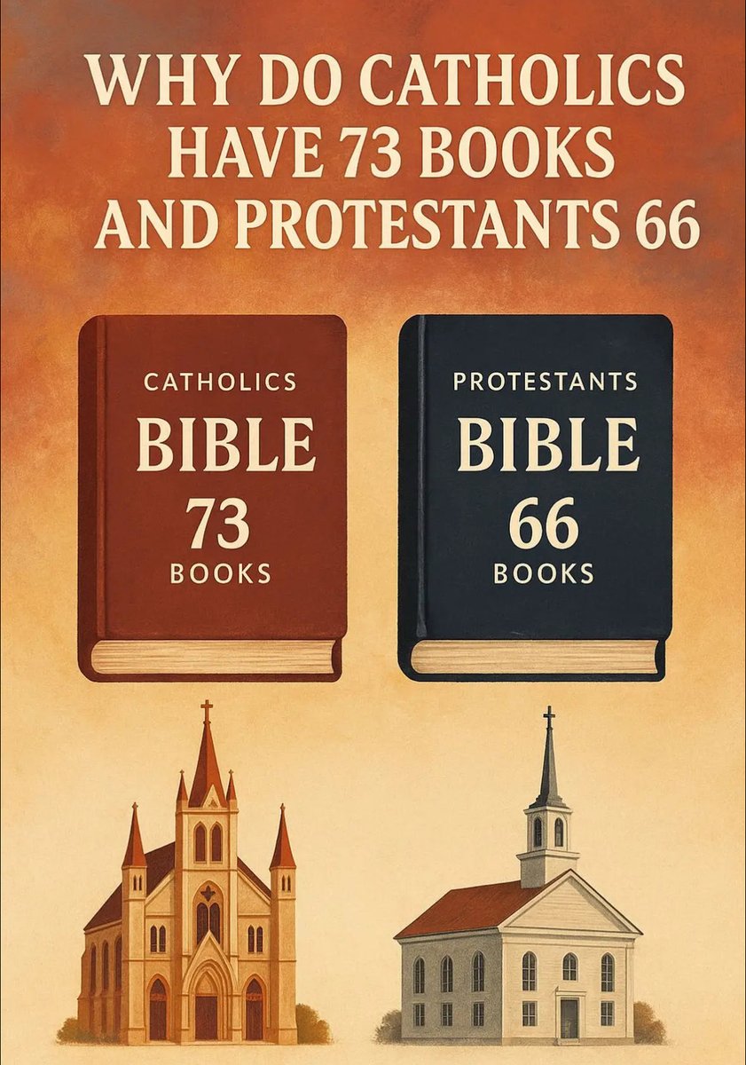 EcciusMaximus's tweet image. The 66 book Protestant Bible was decided by a Scottish printing press in 1826 entirely for commerce purposes. (Yes, bc it would be cheaper to print)