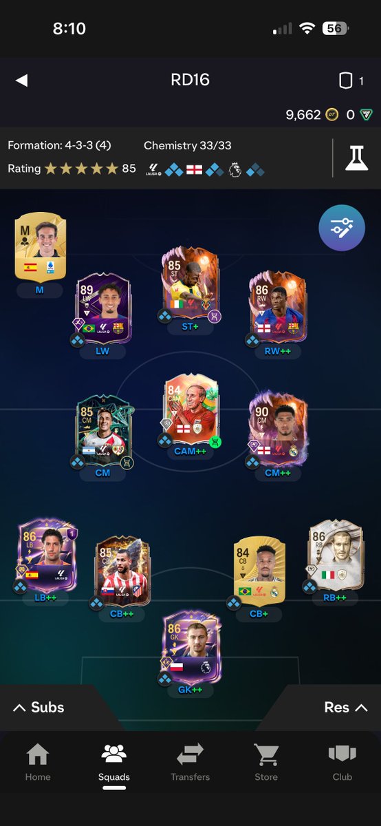 Packed Zambrotta from the icon pack, pumped on it! Needed a new RB as I've been hang Carvajal since launch pretty much haha