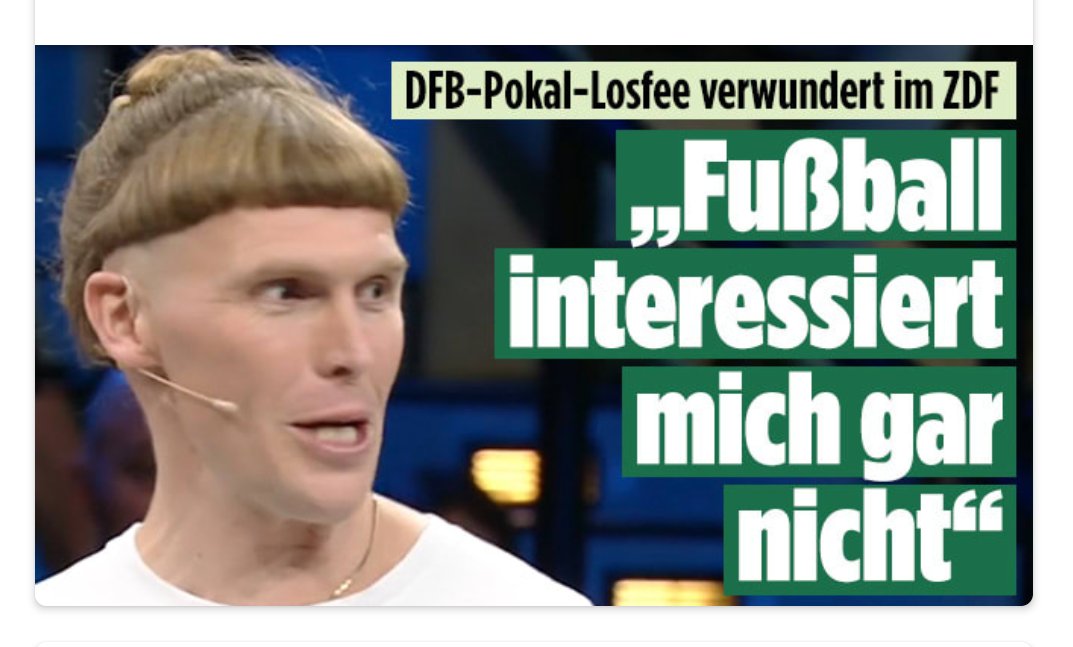 Warum lädt das ZDF so einen Kerl überhaupt ein. Könnte es an der Frisur liegen??? 😂