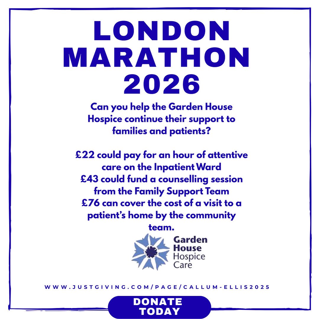 So here we go!! London Marathon, 2026!! 

Can you spare a couple of pounds to support this amazing charity ?

#CrisisAppeal 

justgiving.com/page/callum-el…