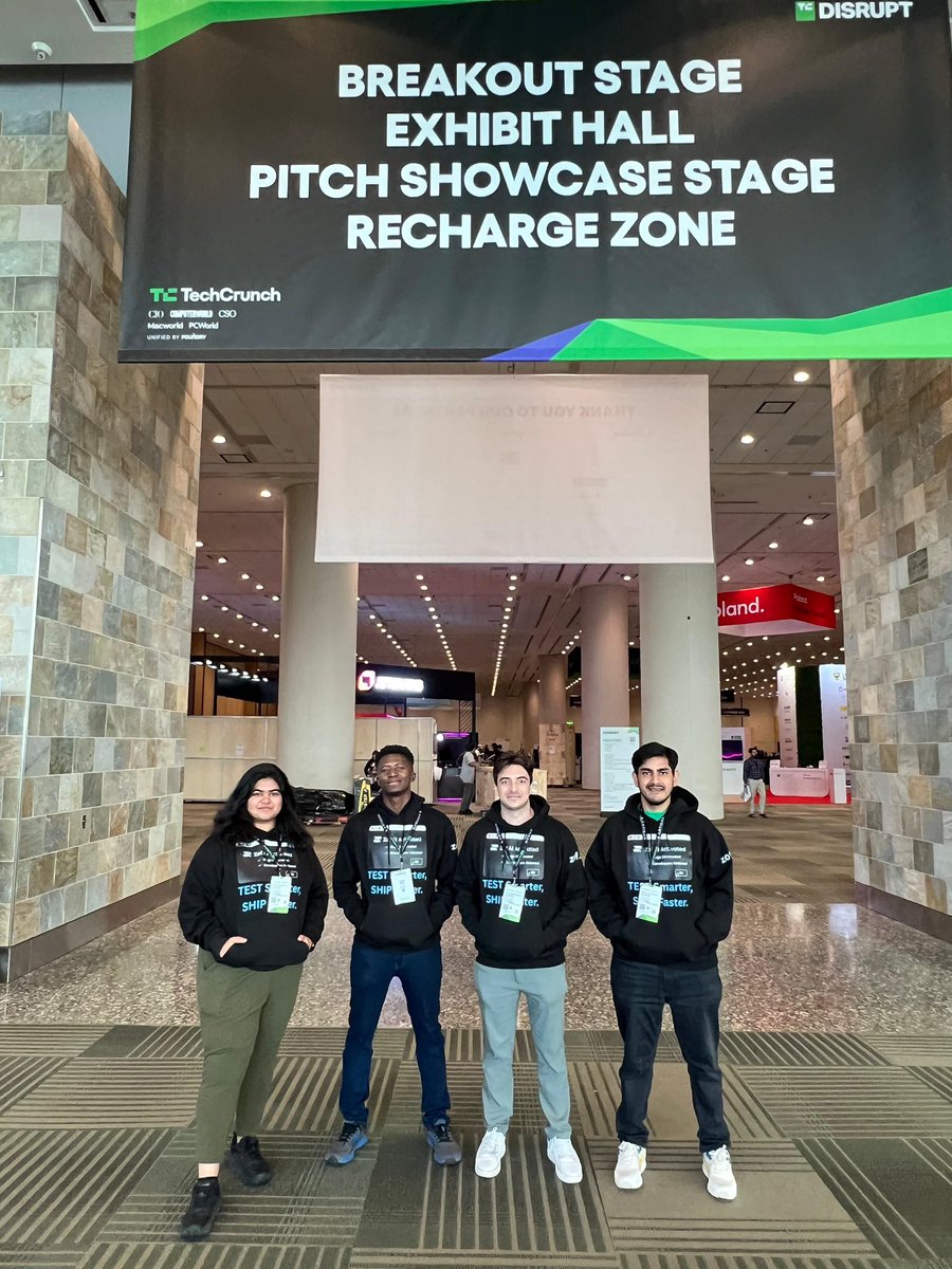 KevinKissi's tweet image. Day 3 at TechCrunch Disrupt 🚀 What a way to wrap up! We spent the day connecting with amazing teams and running live demos of our agents. #TechCrunchDisrupt #StartupLife