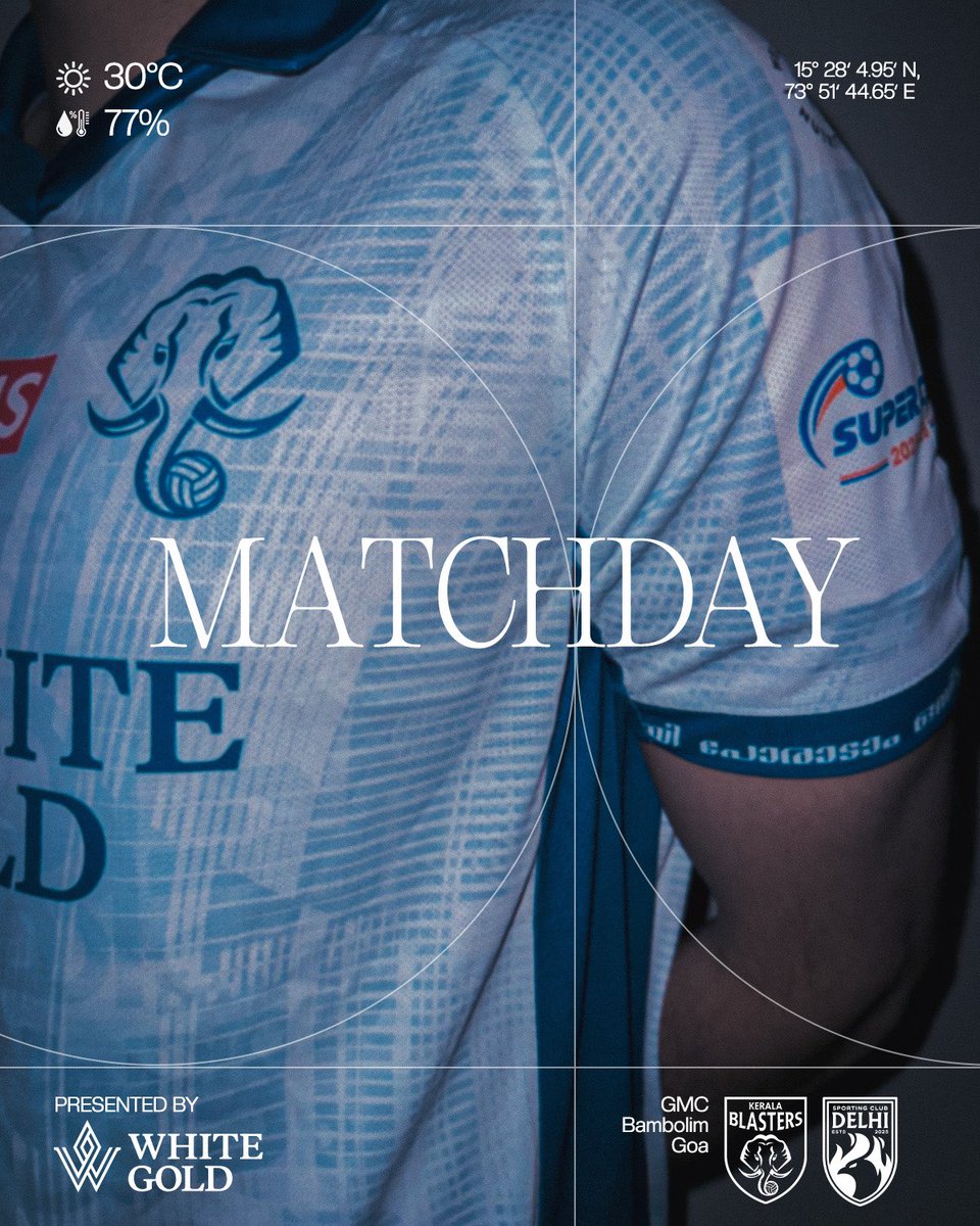 KeralaBlasters's tweet image. UP THE BLASTERS! 🐘

#KeralaBlasters #KBFC #TogetherWeFight #AIFFSuperCup #KBFCSCD