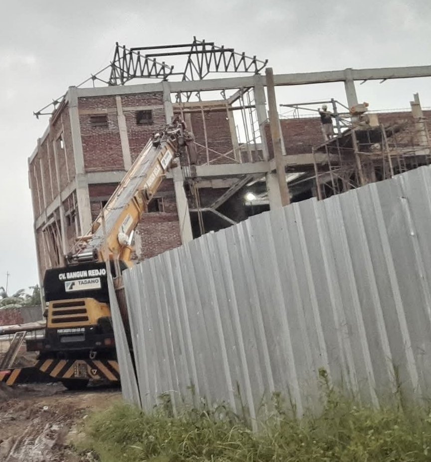 Sitoneizer's tweet image. Pembangunan gedung kantor Kecamatan Jatilawang Banyumas