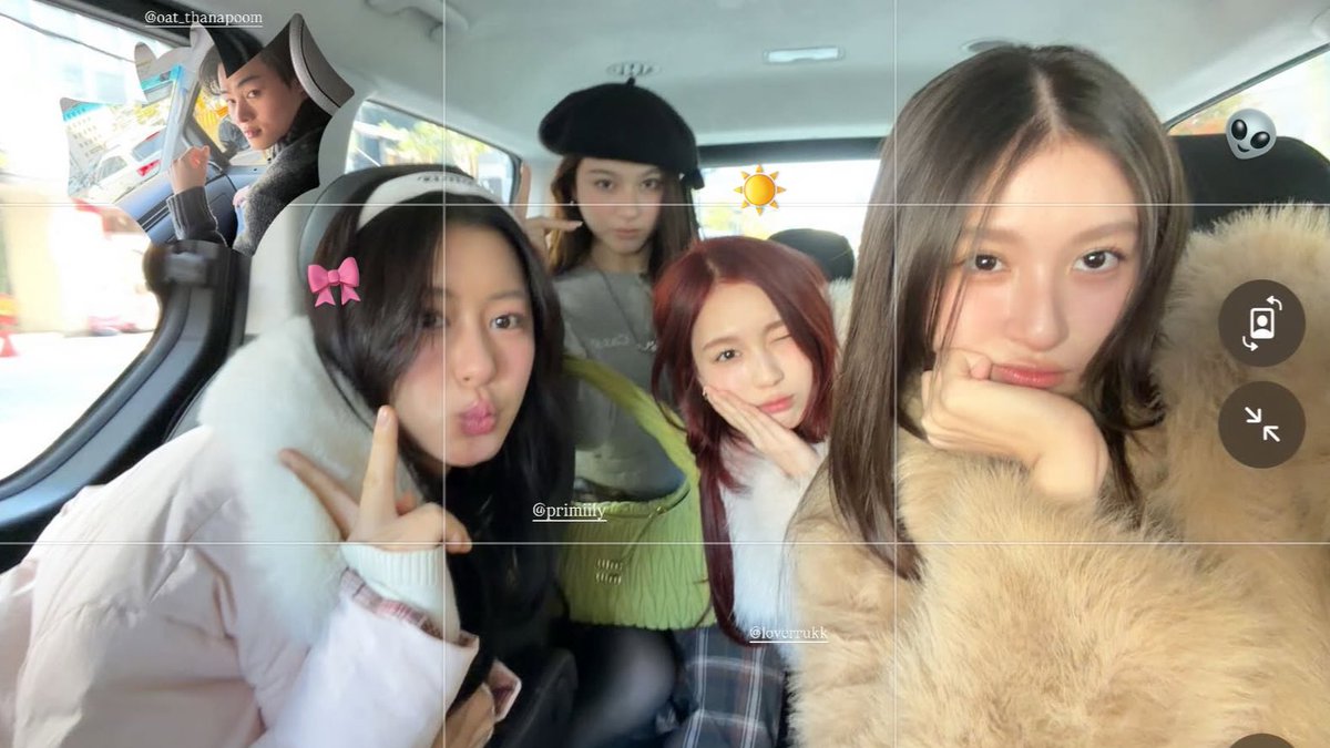 bodyguardchuu's tweet image. noooooo ciize reposted &amp;amp; added the “🎀 ☀️ 👽” emojis for herself, love &amp;amp; view.. oh my 23.5 babies 🥺

she never left the restaurant (just like me fr fr)