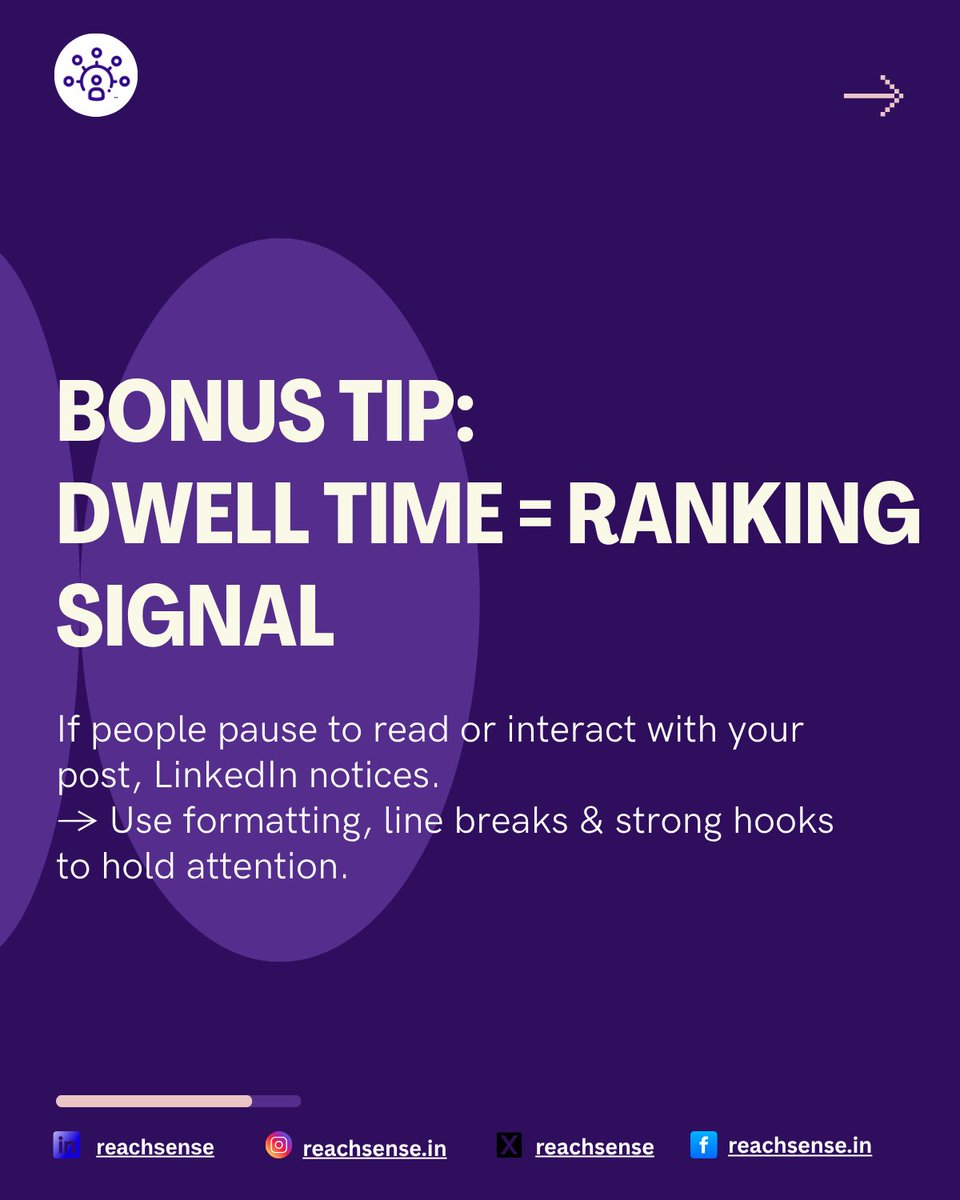 reachsense's tweet image. Want your content to stand out even without a big audience?

Learn how to make your posts impossible to scroll past!

Swipe for simple tips that boost your visibility today and follow @reachsense.in for more LinkedIn SEO &amp;amp; informational hacks

#Tips #reachsense #automationtips