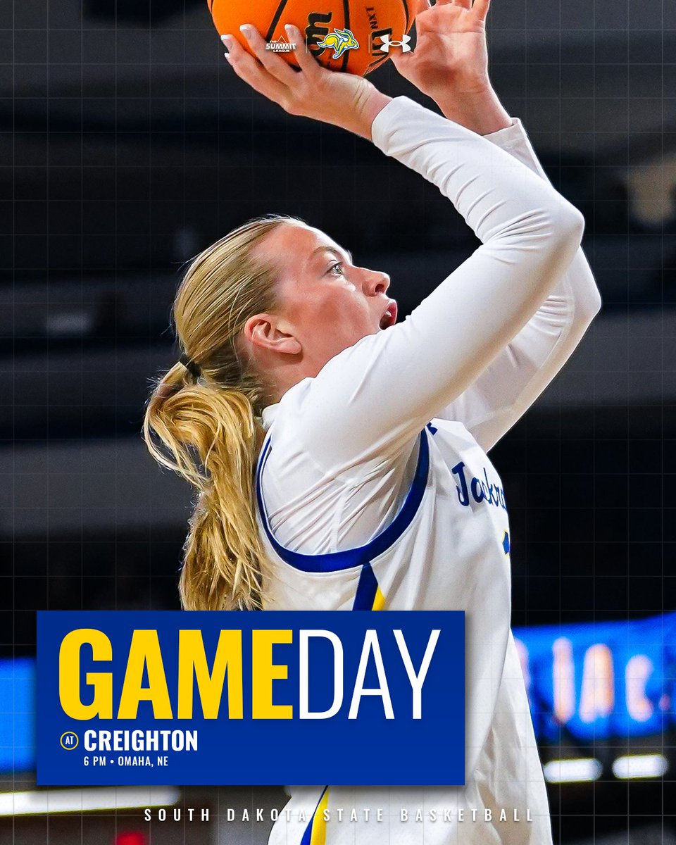 Game 1. 

🆚 » Creighton
⏰ » 6 PM
📍 » Omaha, NE
🔗 » linktr.ee/gojackswbb

#GoJacks 🐰