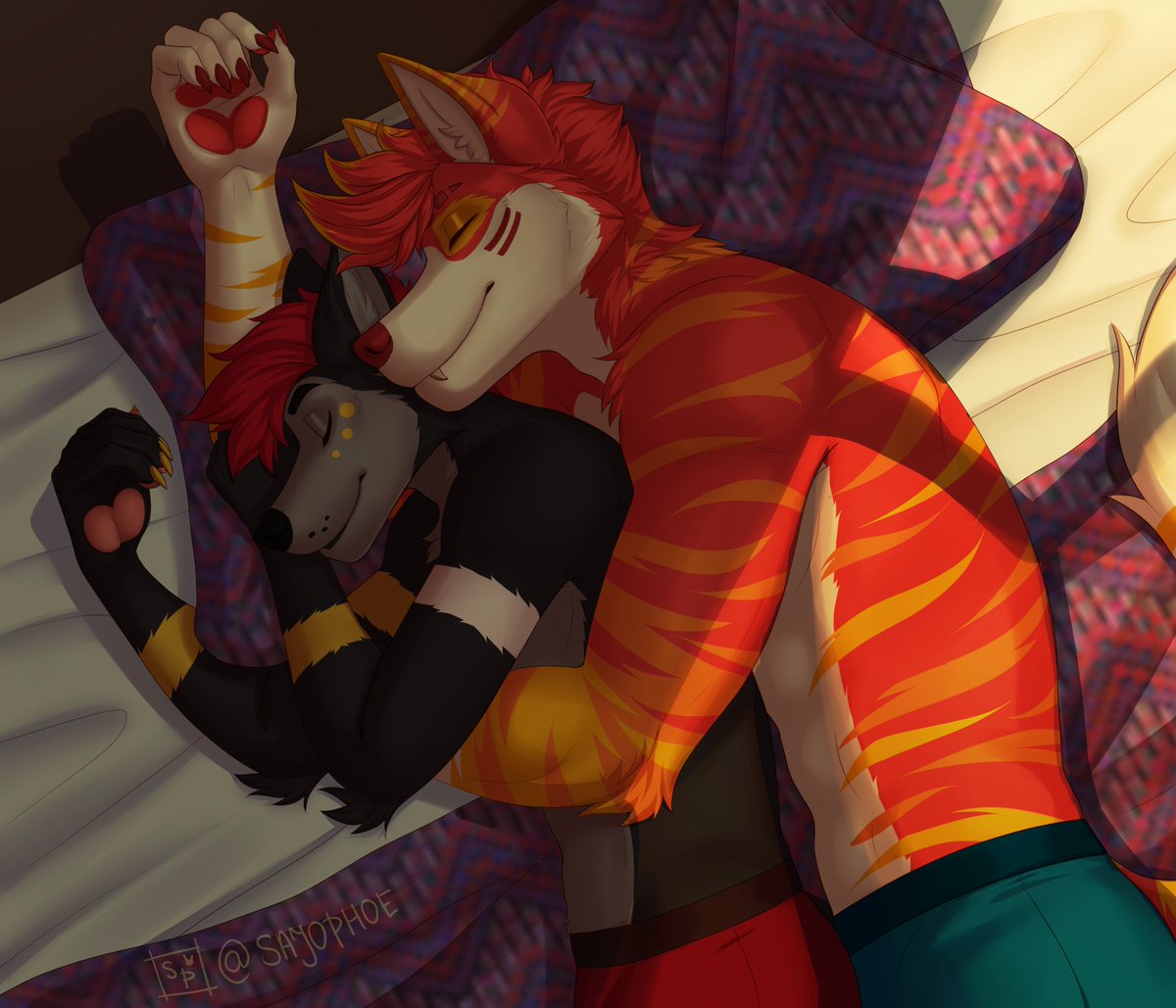 mansterzs's tweet image. cuddle with your homies, as long as the socks stay on ofc 🫂
