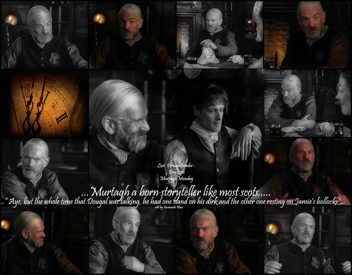 #Outlander #LastDroughtlander  - Day 290 #MurtaghMonday Murtagh, a born storyteller like most scots.....
<a href="/10MinDQ/">Cookie Roof 🍪</a> <a href="/AngusAngels/">Outlander Angels</a> <a href="/SwietjesO/">Swietjes Outlander</a> <a href="/brittafahl70/">Britta Fahl</a>
<a href="/LallyFawn/">Lally</a> <a href="/OutlandishScot/">Outlandish Scotland</a>