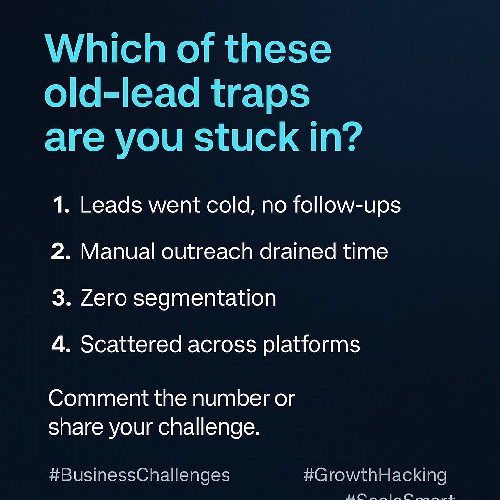 CynteraTech's tweet image. #BusinessChallenges #GrowthHacking #ScaleSmart #AIAutomation #LeadReactivation #AutomationAgency #SalesAutomation #WorkflowAutomation #BusinessGrowth #AIforBusiness