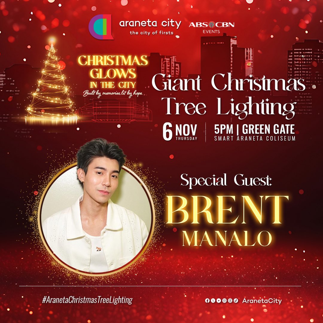 jellyzens's tweet image. Mika and Brent will be at the #ChristmasGlowsInTheCity this Nov. 6!