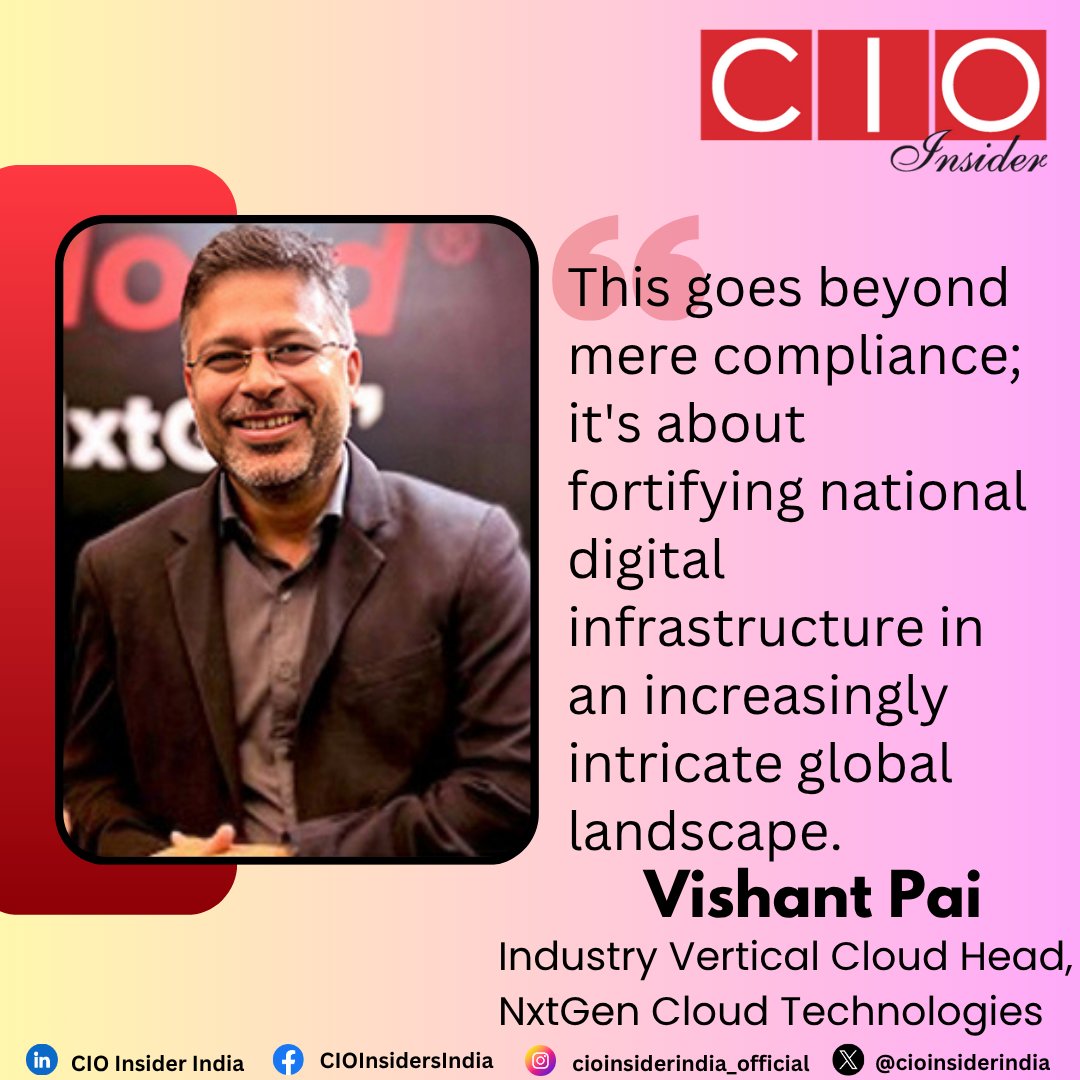 cioinsiderindia's tweet image. Beyond Data Residency: Call for Cloud Sovereignty in India

Vishant Pai, Industry Vertical Cloud Head, @NxtGen_In

Read More: lnkd.in/dvQ94Jeh

#SecurityTokenService #cloudenvironment #globalmonitoringsystems #globallandscape #digitalinfrastructure #managementsystems
