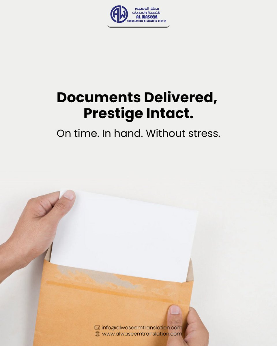 Documents Delivered, Prestige Intact.
We handle your translations with care — from our hands to yours.
On time. In hand. Without stress. 💼✨