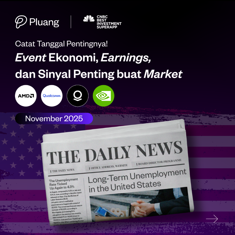 pluang_id's tweet photo. Lagi mantau saham AS? 🧐 Nih, catat jadwal pentingnya biar gak ketinggalan update earnings &amp; market moves! 

#SahamAS #Investasi #Trading #SahamAmerika