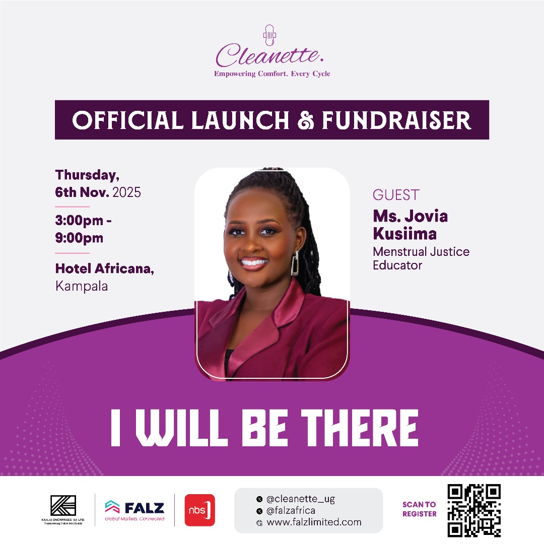 Pads = Power. 
No access means no progress. Our Leader <a href="/JoviaKusiima_/">Jovia Kusiima</a> is joining <a href="/cleanette_ug/">Cleanette_Ug</a> this Thursday for a fundraiser dedicated to ending period poverty in Uganda. 

Join Us as we build a Period Friendly Uganda 🩸
#CleanetteFundarizer #CleanetteLaunch <a href="/norbert_walter/">Vermögend</a>