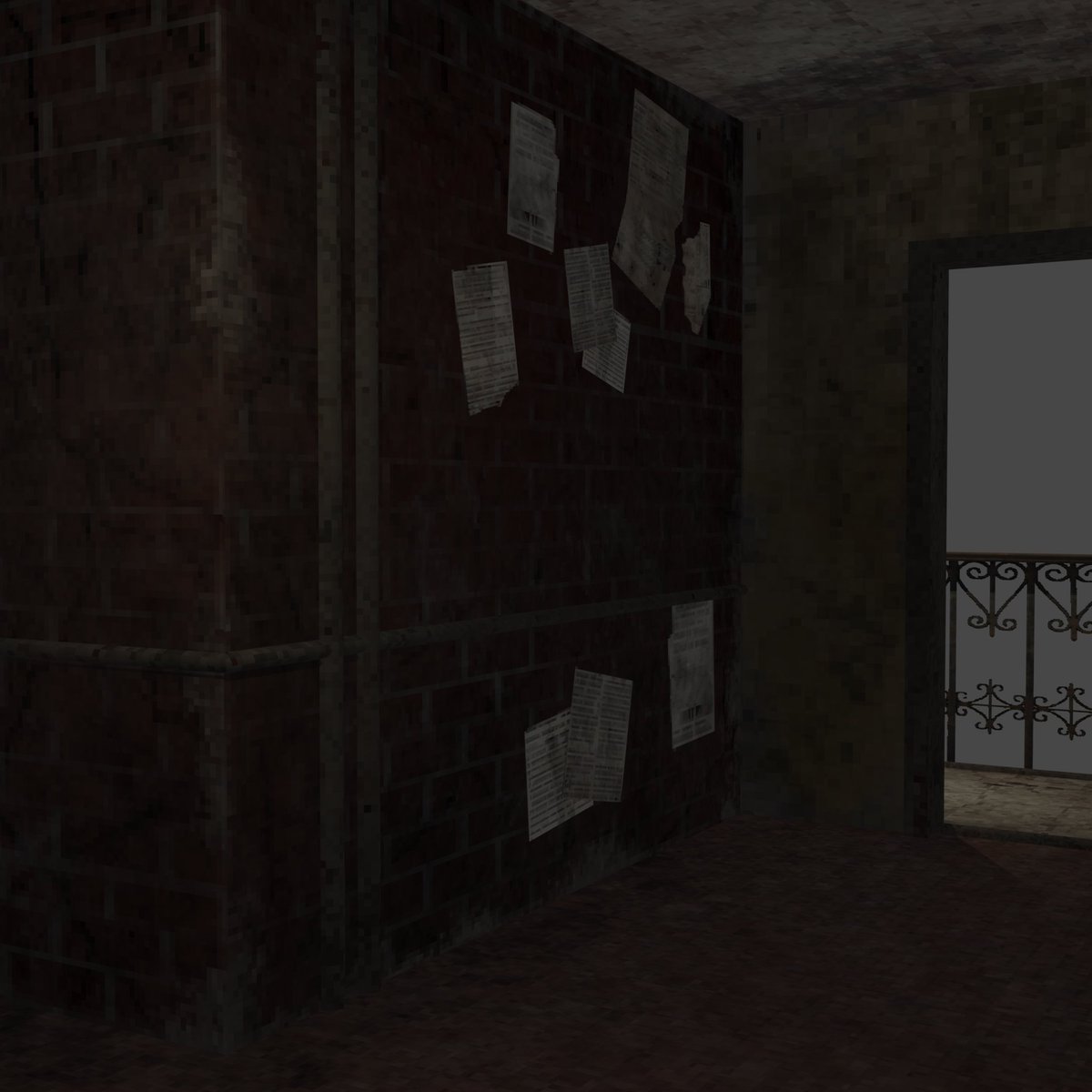 MsGhostPrincess's tweet image. Renders of a 1 to 1 model im making from #pigface good game! still not done just yet i wanna edit the textures a little and still have some textures to finish and a whole exterior to model!