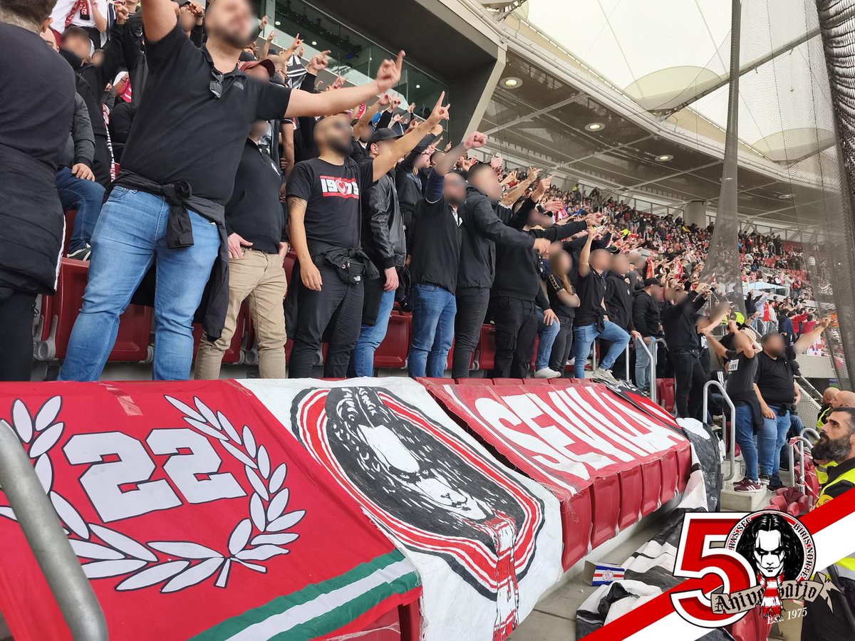 Biris Norte presente en el Metropolitano.

Atlético de Madrid - Sevilla FC
01/11/25.