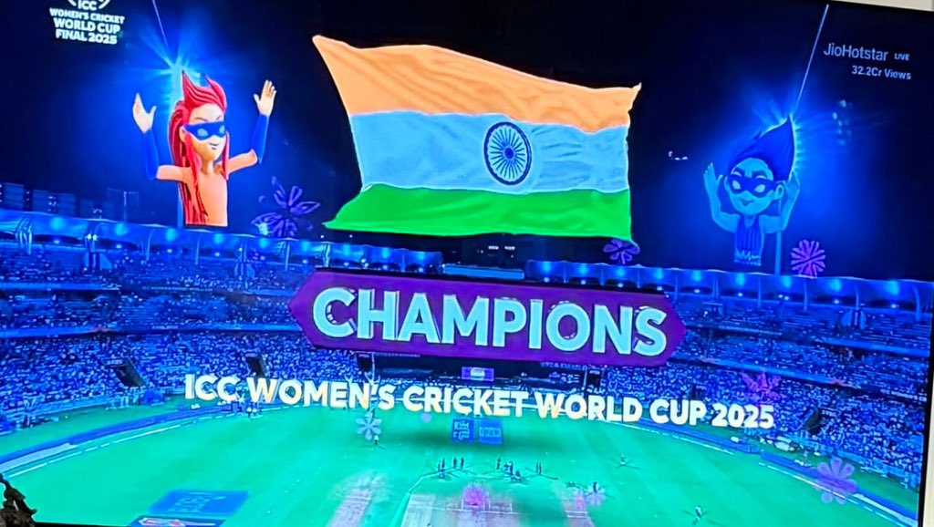 Congratulations Team India 🇮🇳 Women’s Cricket World Champions 2025. 🏆
A proud moment for every mother who believed in her daughter’s dreams and every daughter who made India shine.
Women’s strength is India’s true strength. 

#WomensWorldCup2025 #NariShakti