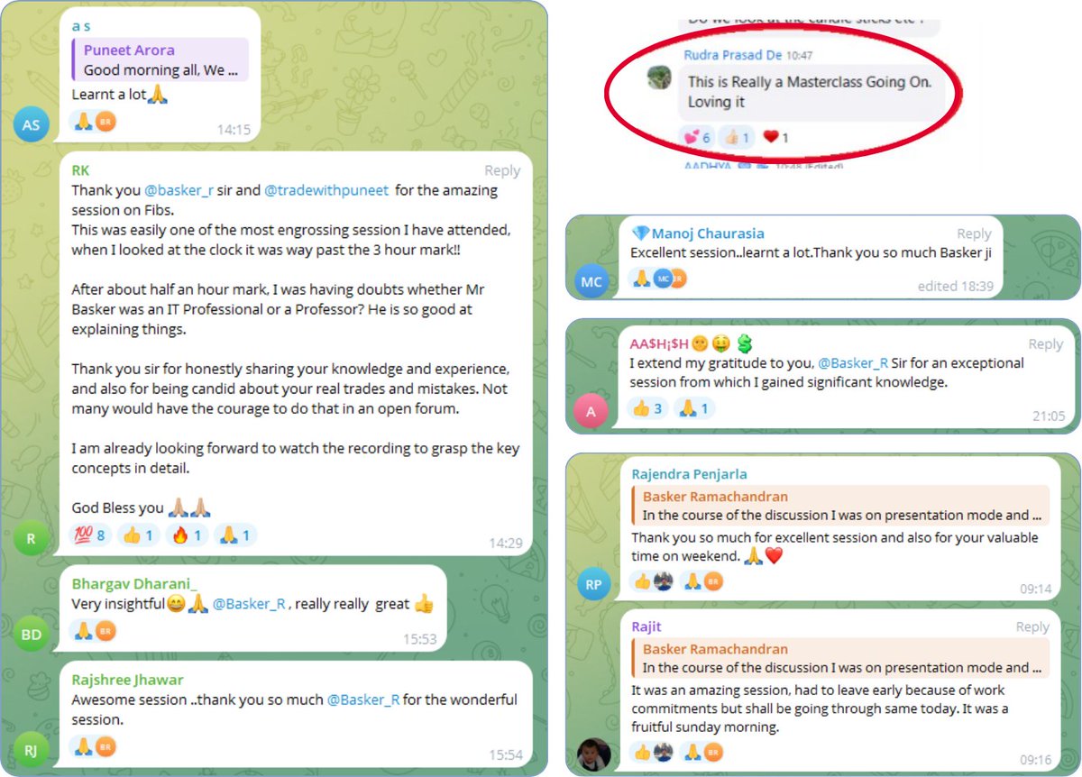 ProSetups_'s tweet image. What an incredible session we had yesterday with Basker Ramachandran (@BaskerRamachan1) on Swing Trading with Fibonacci! Over 3.5 hours of pure learning, and time just flew by. The feedback has been phenomenal!

Catch the full recording of the session here.…