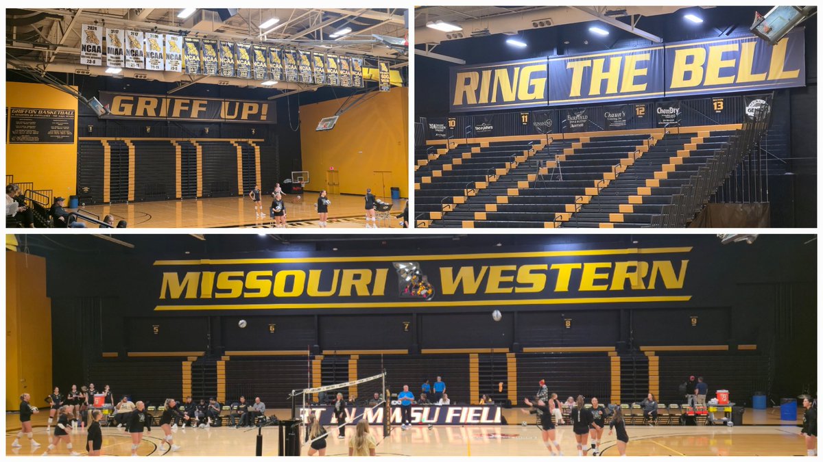 SydneyBillick's tweet photo. I got to go on a visit with my brother @BrennanBillick  to @MissouriWestern  for football

We stayed to watch @MWSUvolleyball play 5 exciting sets

It was a long but exciting day of sports https://t.co/vTamy1nomQ