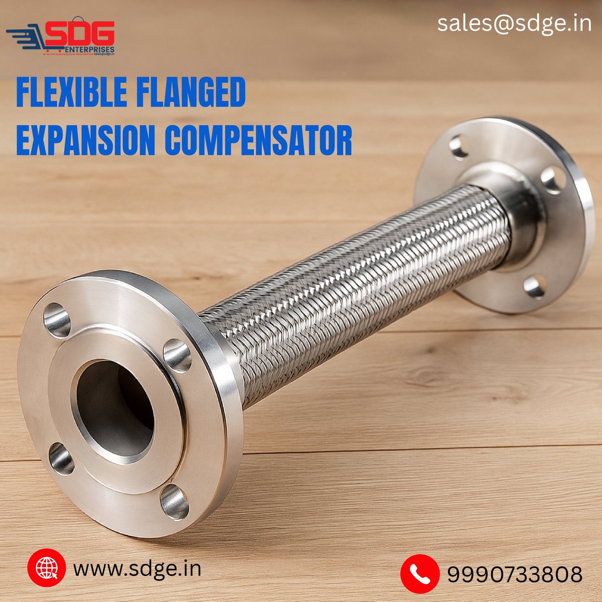 SDGENTERPRISES1's tweet image. Flexible Flanged Expansion Compensator | DN50 To DN300 Ready Stock Available
🤗
Contact us for more information!
SDG ENTERPRISES
Mail: sales@sdge.in | Call: +91 99907 33808 /+91 99583 99884 | Web: sdge.in
WhatsApp: wa.me/919990733808
#SDGEnterprises