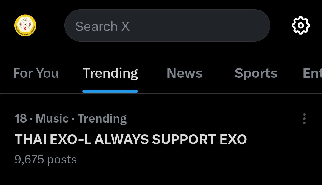 คีย์เวิร์ด “THAI EXO-L ALWAYS SUPPORT EXO” ขึ้นอันดับ 18 เทรนด์ไทยแล้วค่ะ 🔥🔥🔥🔥

#EXOis9 #AlwaysWithEX9
