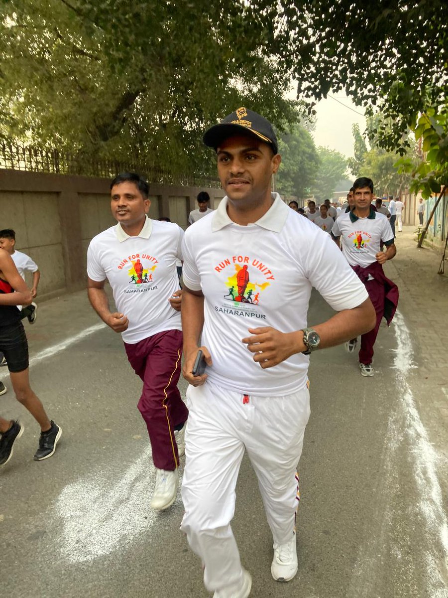 ProDefLko's tweet image. On 31 Oct 2025, RTS &amp;amp; D, Saharanpur proudly observed #RashtriyaEktaDiwas150 with Run For Unity on 150th birthday anniversary of Sardar Patel.

Run for unity isn’t just a race- it’s a rhythm of patriotism that binds hearts together.