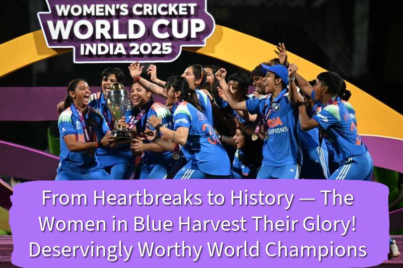 mcnj1980's tweet photo. “The sweetest taste of victory is tasted only by those who’ve bitten the sour 🍋 of defeat yet never stopped believin’ in their 🌾 harvest. Saluting #WomenInBlue 4 turnin’ 💔s into 🏆history &amp; #SAWomen 4 showin’ tht every worthy finalist sows the seeds of 2mrw’s glory. 💫🇮🇳🇿🇦 https://t.co/EVpp4Au6g4