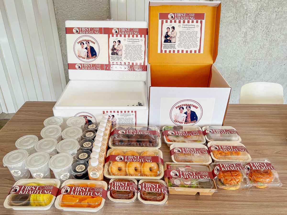 First_Memorie's tweet image. Food Support 🍝🥗🍔🥟🍩🍰🥭🍊🧋
#CatForCashQ16

Q16 พร้อมเสริฟฟู้ดซัพพอร์ตแล้วค่ะ 😋
ขอบคุณมากๆเลยนะคะ สำหรับฟู้ดซัพพอร์ตที่ส่งมาให้เฟิร์ส-ข้าวตังในวันนี้ มีทั้งอาหาร ขนม เครื่องดื่ม อิ่มอร่อยและอบอุ่นใจมากๆ ขอบคุณที่ตั้งใจและส่งกำลังใจดีๆ มาให้ทั้งสองคนค่ะ
Thank you so much
For…