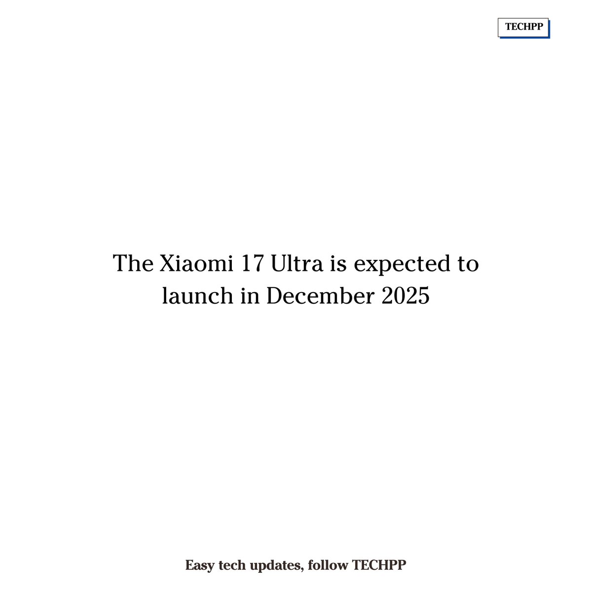 techpp's tweet image. Xiaomi 17 Ultra might feature ‘exclusive physical zoom’ Leica camera

#Xiaomi17Ultra #LeicaCamera #SmartphonePhotography #Android