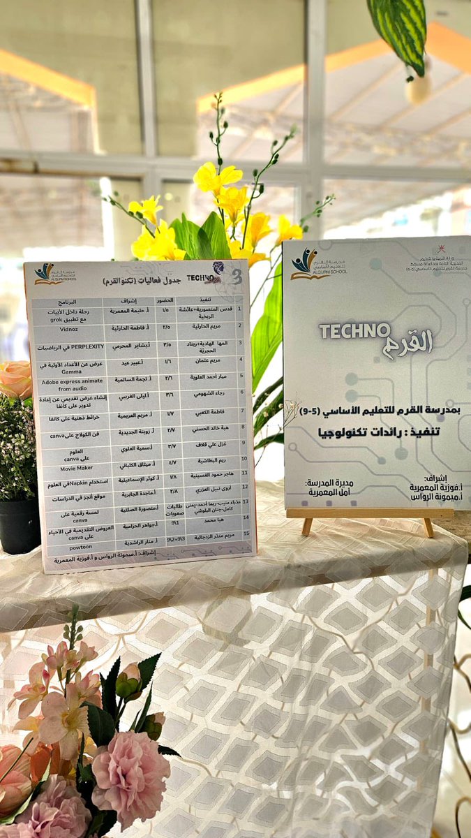 #يحدث_الآن تفعيل مبادرة تكنو القرم تحت إشراف الأستاذة: ميمونة والأستاذة فوزية المعمري بمدرسة القرم للتعليم الأساسي

#مدرسة_القرم
#مدارسنا_مستقبل_واعد  
#فعاليات_تعليمية_مسقط