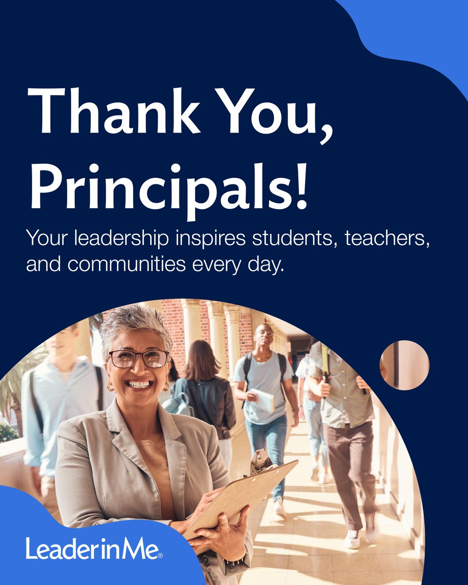 I am so fortunate to work with so many outstanding principals. I hope you have been celebrated this month - you deserve it!