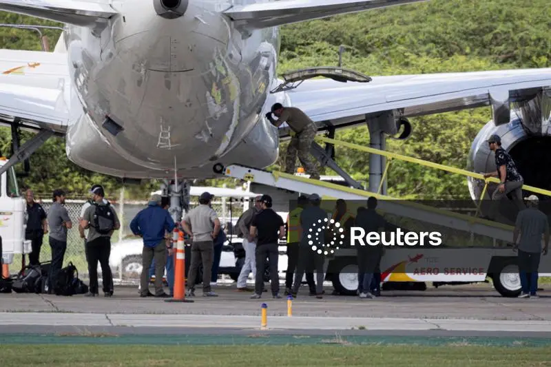 SA_Defensa's tweet photo. 📍Mercedita International Airport, #UnitedStates (🇺🇸)

A @usairforce C-32B Gatekeeper secretly arrived in Ponce on October 30th.

The aircraft arrival in Ponce coincided with the MV Ocean Trader preparing for departure from port the following day (Oct. 31st). https://t.co/vEITceqfjr