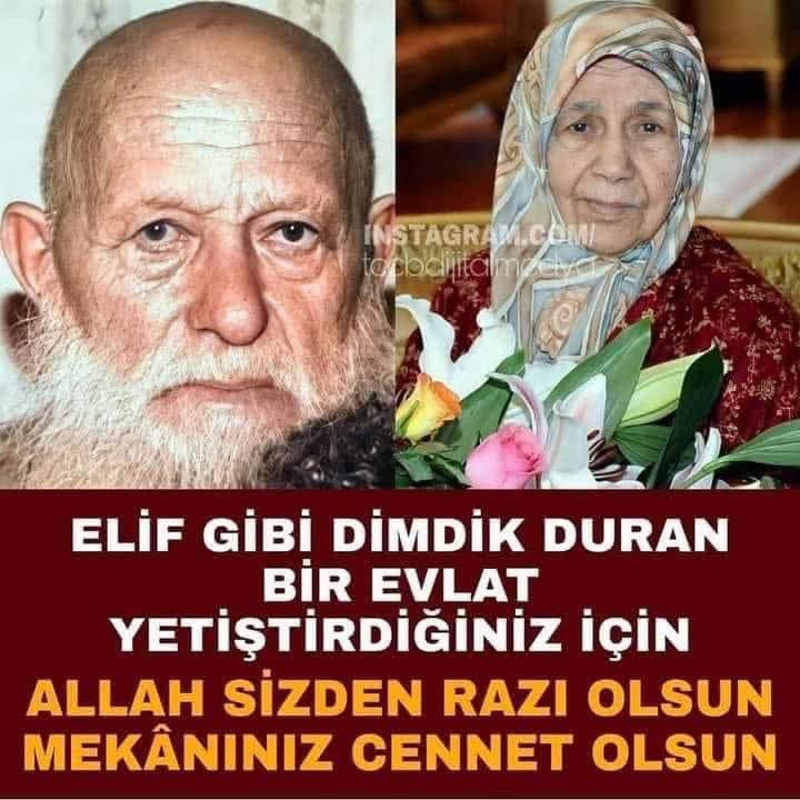 Öyle bir evlat yetiştirmişsinizki dünyaya bedel Allah sizden razı olsun.
Mekanız cennet olsun…🤲