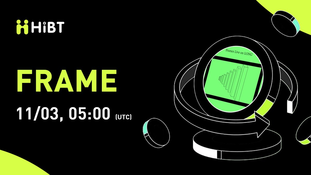 HIBTGlobal's tweet image. 🚀 $FRAME (FRAME) will soon be listed on #Hibt

🔥 Pair: FRAME/USDT
💼 Network: BASE

⏰ Trade: hibt.com/trade/FRAME-US…
✍️ Details: support.hibt.com/hc/en-us/artic…

#FRAME #Crypto #Web3 #CryptoListing
