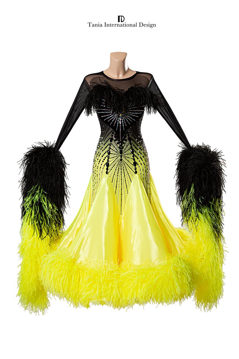 🖤💛 Black to Sassy Yellow 漆黒から情熱のイエローへ。 動くたび、光