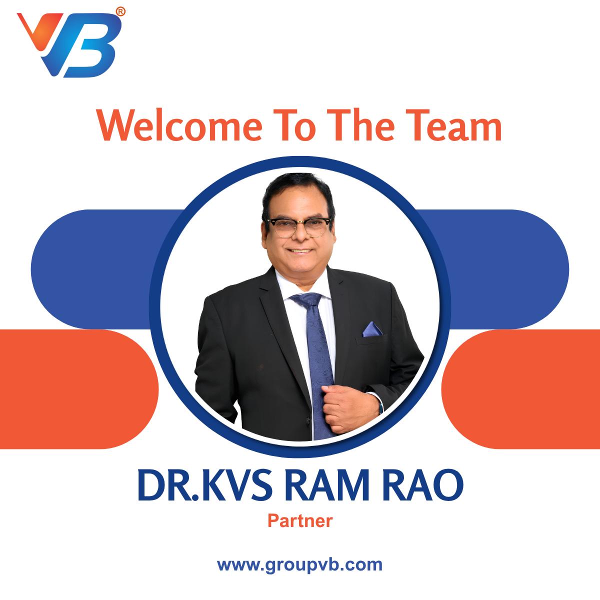 TheGroupVB's tweet image. We’re delighted to welcome Dr. KVS Ram Rao as Partner at VB Group!

A visionary pharma leader with 30+ years of experience, he brings innovation, strategy, and global excellence to our mission.

Welcome aboard, Dr. KVS Ram Rao!
groupvb.com
#VBGroup  #WelcomeOnBoard