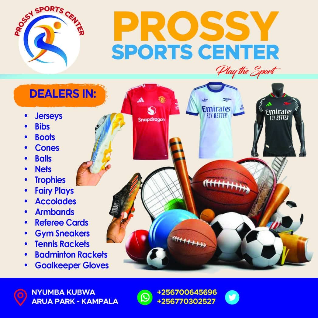 NuwatuhaProssy's tweet photo. 🚨 SPORTS  GEAR FOR SALE! 🏆
From @prossysportscenter 🔥
📦 We’ve got:
✅ Jerseys (Player, Fans, Replica)
✅ Football boots
✅ Balls
✅ Fair Play kits
📍 Location: Nyumba Kubwa, Arua Park
📲 WhatsApp: 0770302527
🚚 Nationwide Delivery Available!
💰 Prices:
Player Version: 50K
Fans Version: 30K
Replica: 20K
📢 Kindly retweet — your customer might be on your timeline 🙏🙏🙏