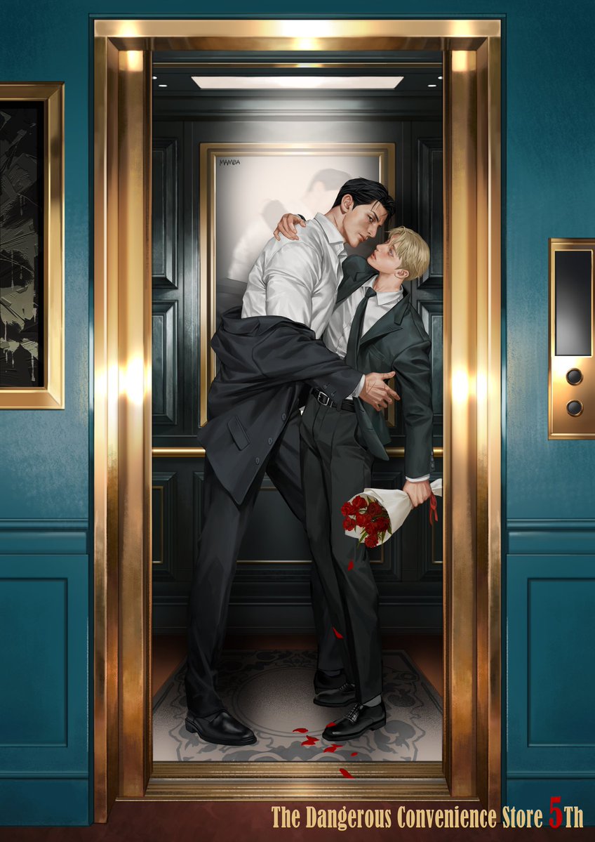 11월 8일에 있을 
&lt;위험한 편의점&gt; 런칭 5주년을 기념해서 팬아트를 그렸습니다.
#위험한편의점 #5th #TheDangerousConvenienceStore #fanart