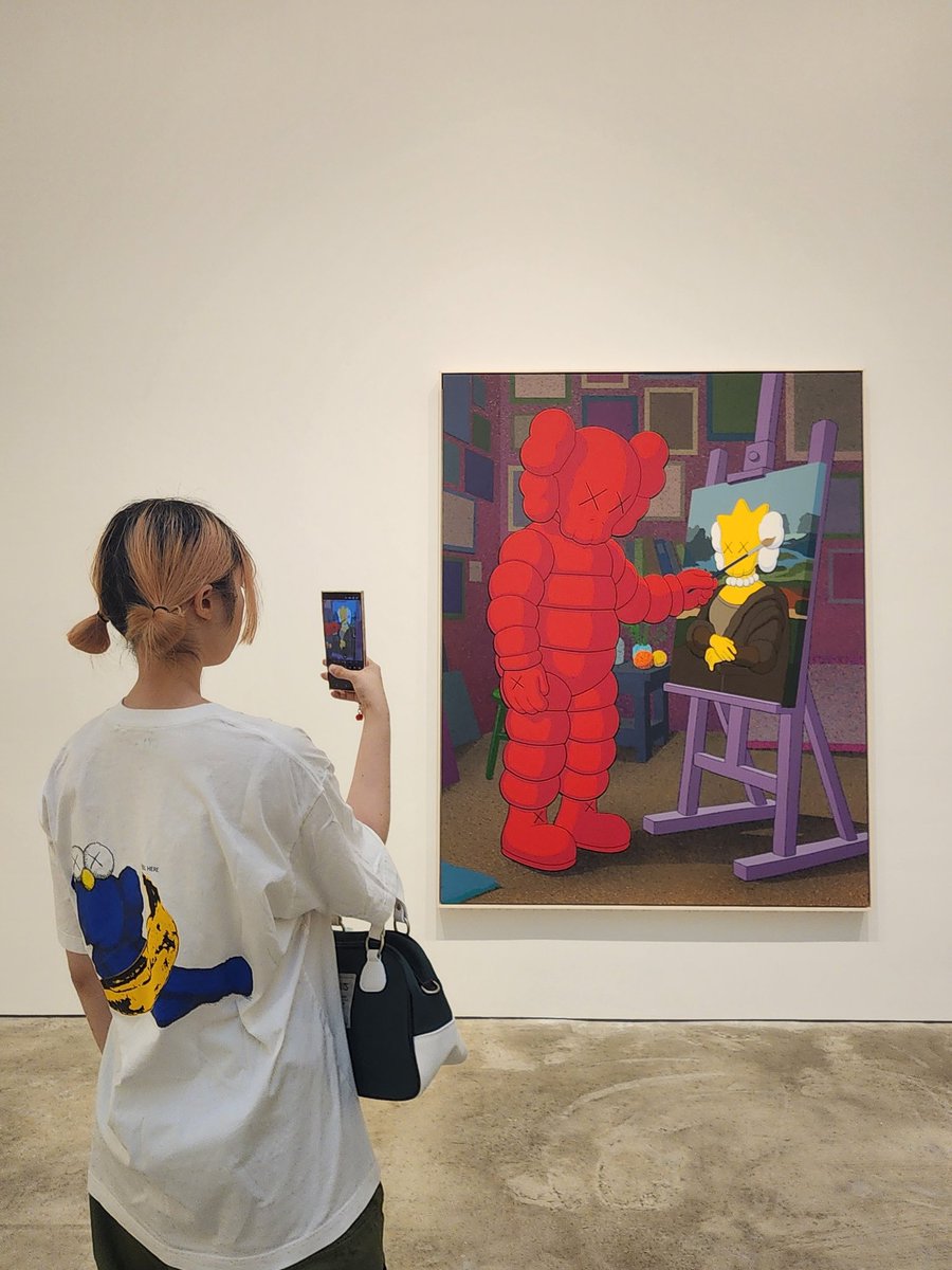 Lemon_char929's tweet image. I’m so happy and grateful to have had the chance
to visit Skarstedt Gallery’s latest exhibition, 
“Painter/Model” .

and to see KAWS’s new work.
 It’s truly an honor #kaws #Monalisa #JHOPE