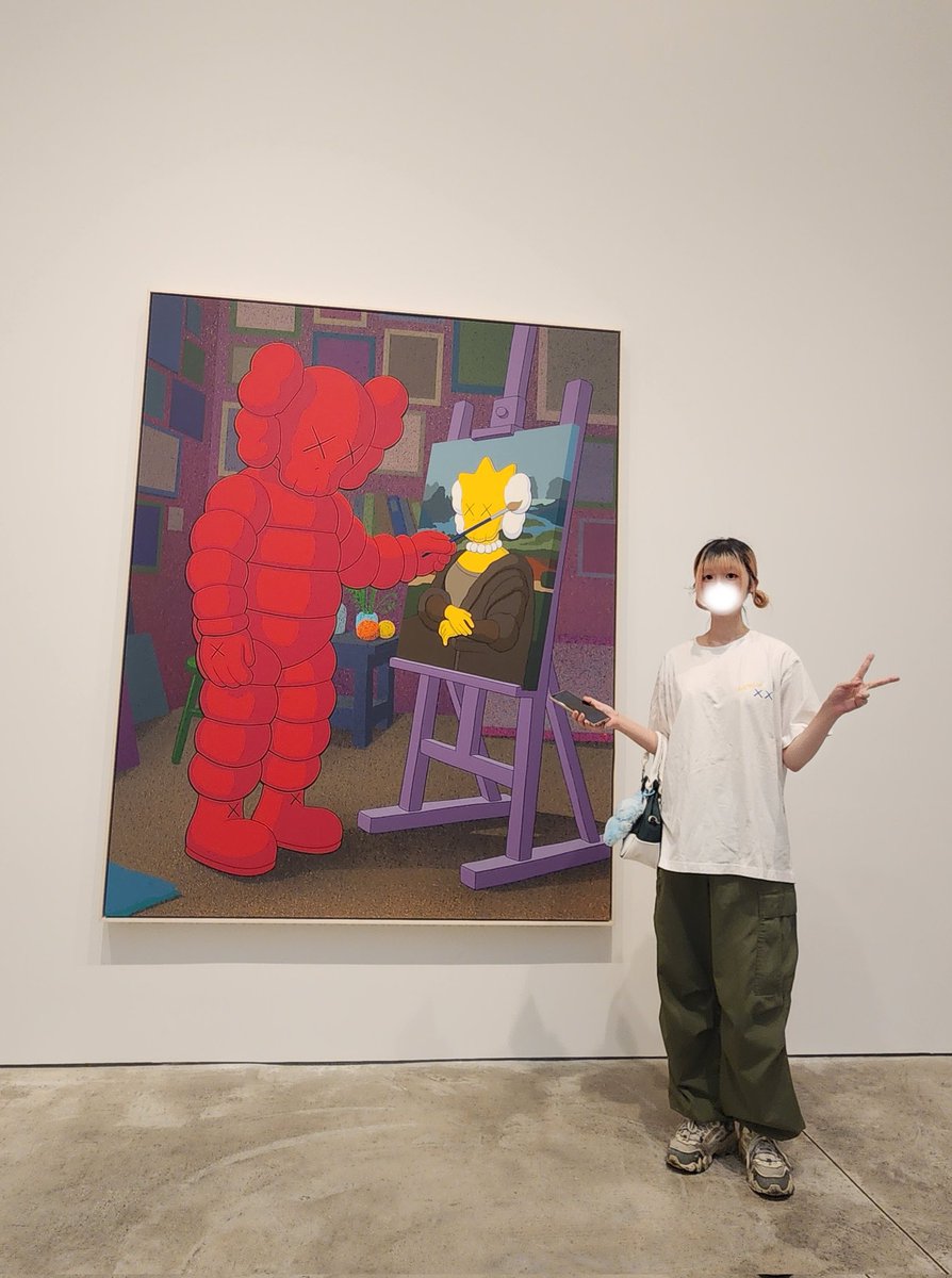 Lemon_char929's tweet image. I’m so happy and grateful to have had the chance
to visit Skarstedt Gallery’s latest exhibition, 
“Painter/Model” .

and to see KAWS’s new work.
 It’s truly an honor #kaws #Monalisa #JHOPE