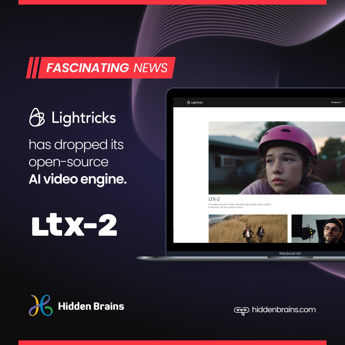 HiddenBrains's tweet image. Fascinating news!
 
Lightricks has dropped its open-source AI video engine “LTX-2” — delivering native 4K visuals, synchronized sound, and lightning-fast rendering.
 
The future of creative video is here.
 
#AIGeneration #4KVideo #Lightricks #OpenSourceAI #HiddenBrains