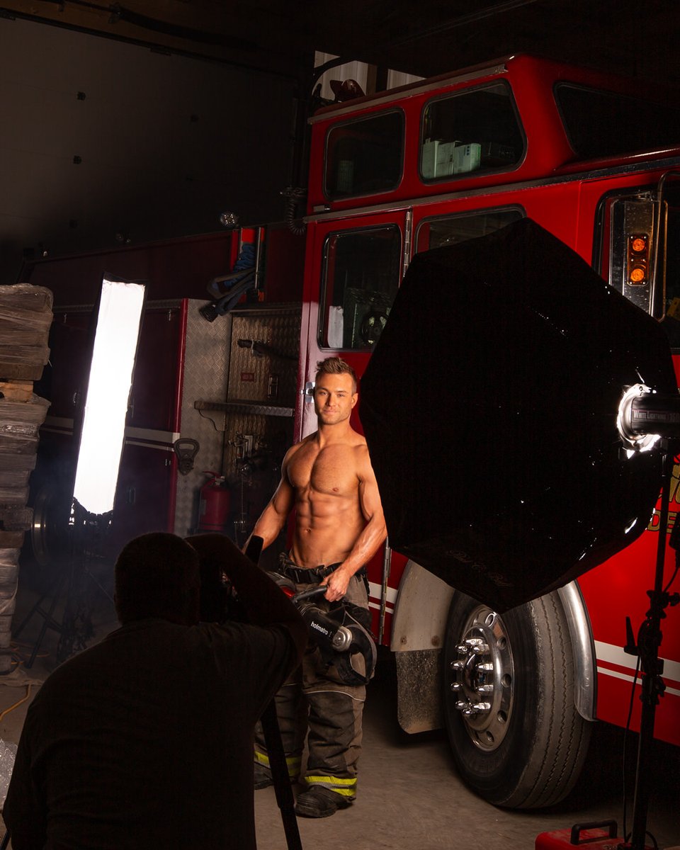 Fire Fighter Cole just brought the fire to our calendar shoot! Want more sizzle in your year? Get your #Sask Fire Fighters Calendar at London Drugs, Save-on-Foods, our website. Every calendar fuels hope at Jim Pattison Children’s Hospital Foundation🚒#yqr #yxe #SK #firefighters