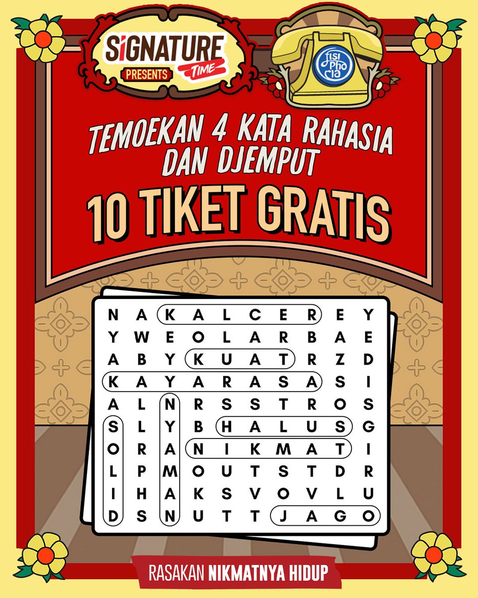 fisiphoria's tweet photo. π GIVEAWAY TIKET UNTUK PARA PENIKMAT ποΈ
Siapa yang mau nonton #FISIPHORIA13TH gratis? π₯³
Jangan sampai kelewatan dan cek syarat nya di instagram Fisiphoria ya βΌοΈ
#zonakonser #giveawaytiket #konsersemarang #infokonser https://t.co/M2aADw29Yh