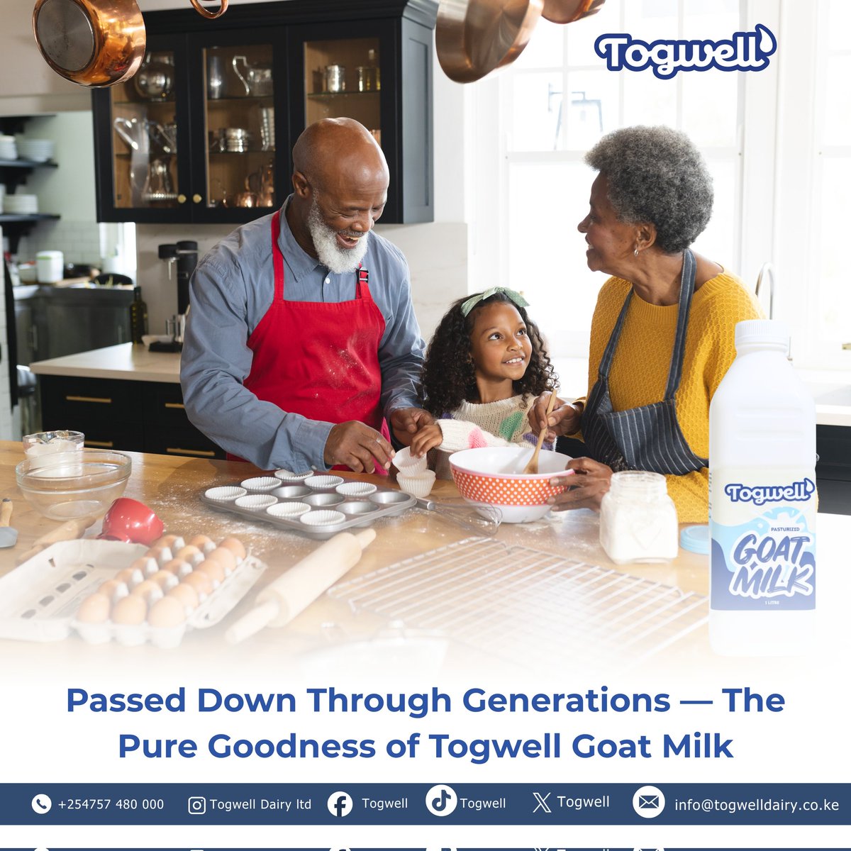 TogwellDairy's tweet photo. Your grandma didn’t need supplements… she had Togwell.
Before influencers sold you ‘health’, our elders lived it — straight from the goat, not the lab.
Some call it old-school. We call it original wellness. 💪🏾🥛
#TogwellTruth #FromTheSource #NotSynthetic #TogwellGoatMilk
#TogwellPower #TogwellNiLife
